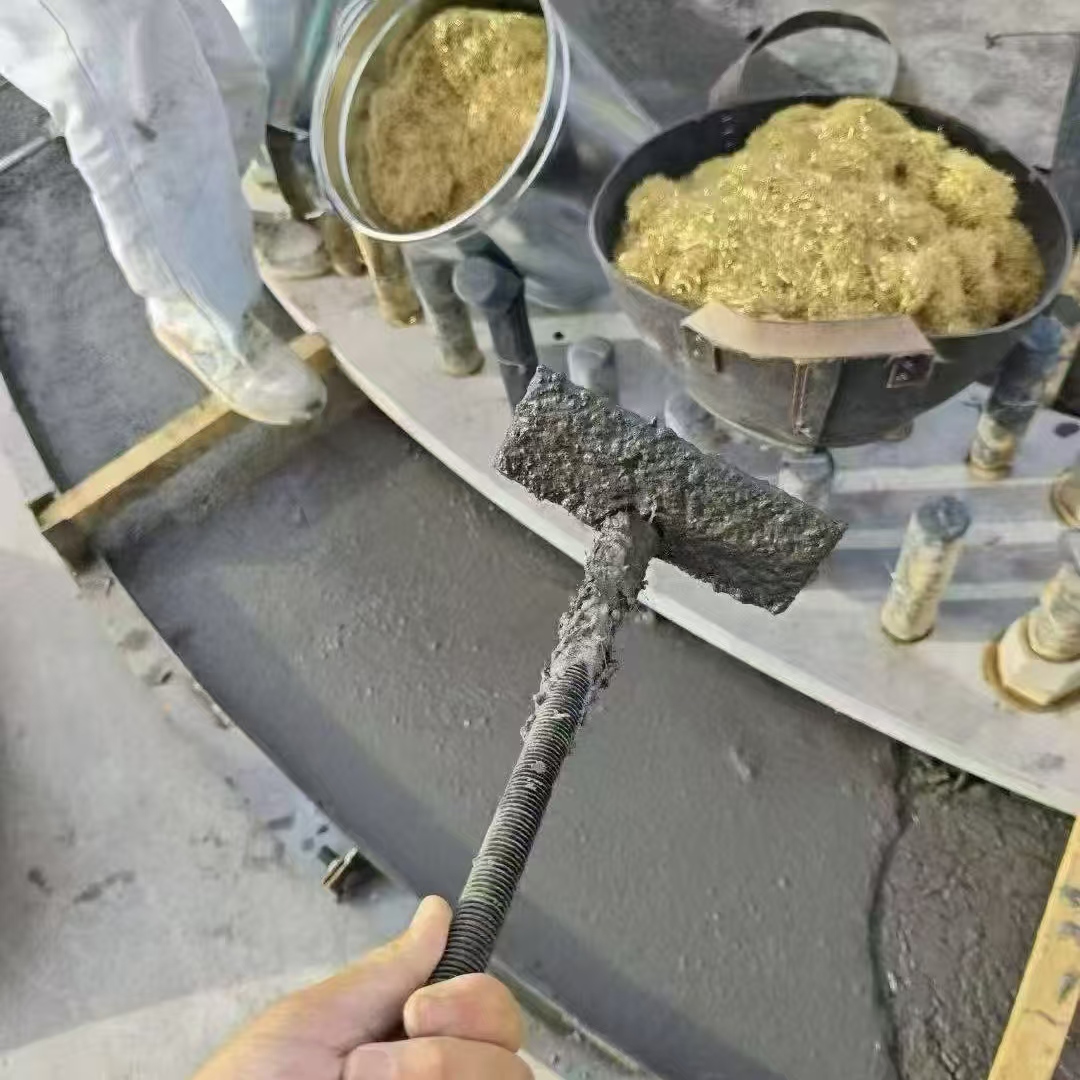 武功C120钢纤维高强无收灌浆料 轧机压缩机汽轮机发电机锻压设备底座灌浆材料